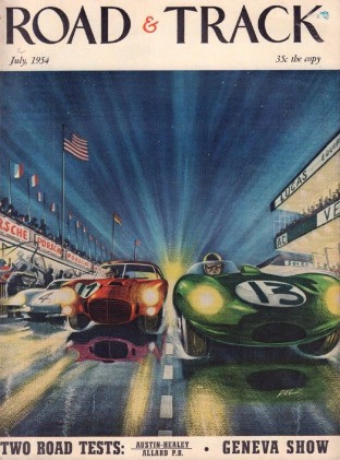 ROAD & TRACK 1954 JULY - ALVIS 4.3, AUSTIN-HEALEY 100*